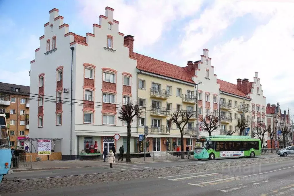 1-к кв. Калининградская область, Калининград Ленинский просп., 25 ... - Фото 1
