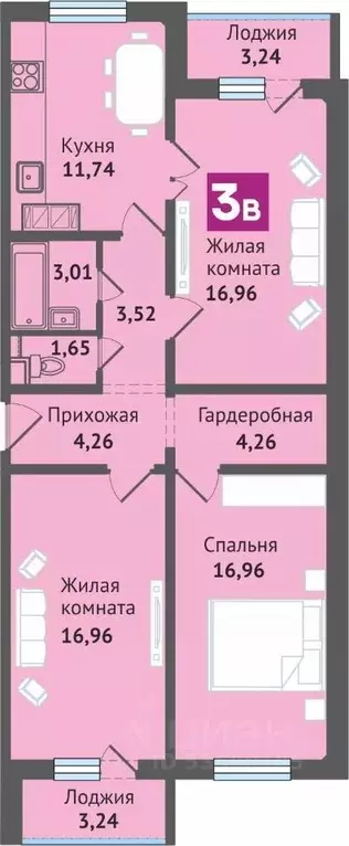 3-к кв. Марий Эл, Медведево городское поселение, Медведево пгт ул. ... - Фото 0