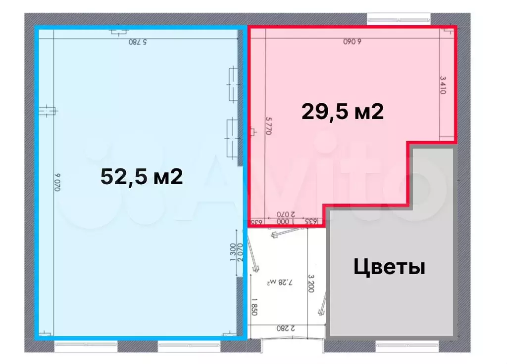 Свободного назначения, 52.5 м - Фото 0