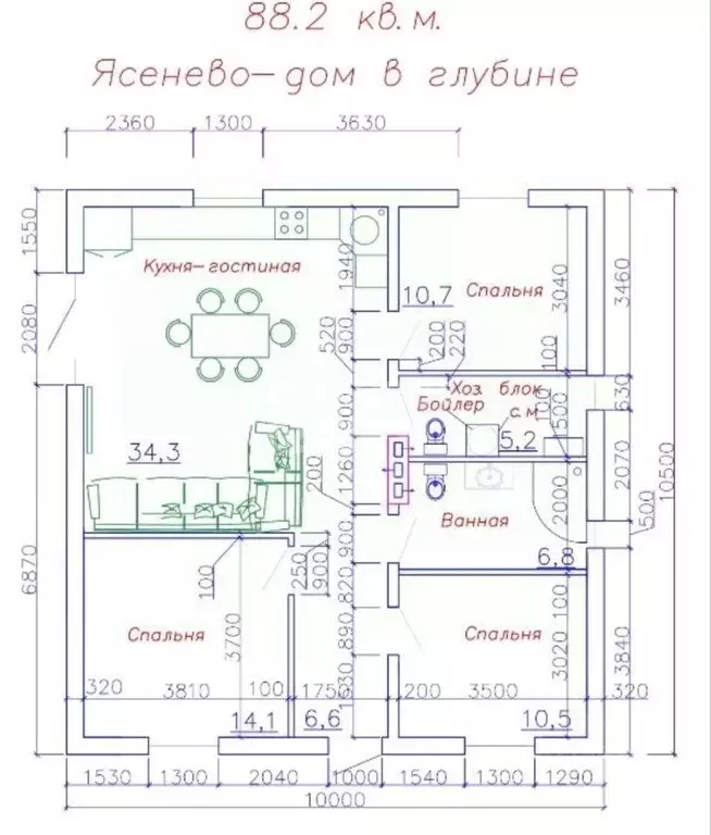 Дом в Краснодарский край, Краснодар городской округ, Октябрьский хут., ... - Фото 2