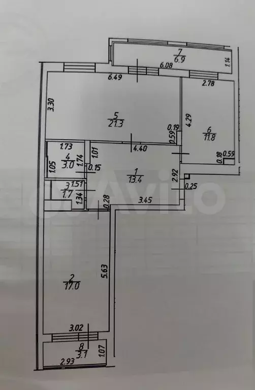 2-к. квартира, 75 м, 9/12 эт. - Фото 0