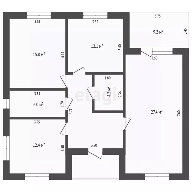 Дом в Тюменская область, Тюмень ул. 2-я Северная (120 м) - Фото 2