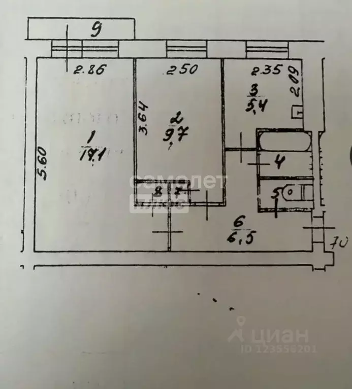 2-к кв. Московская область, Лобня Московская ул., 5 (43.3 м) - Фото 2