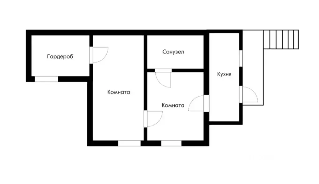 Квартира, 2 комнаты, 34 м - Фото 0