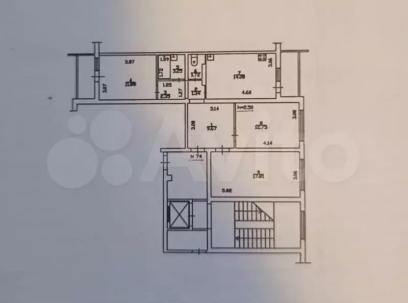 3-к. квартира, 75 м, 6/10 эт. - Фото 0