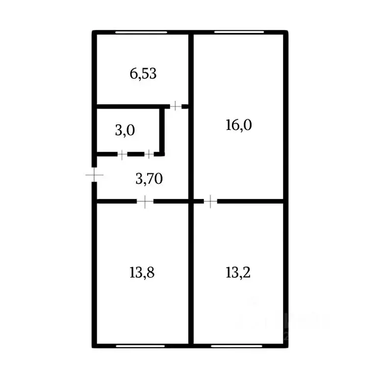 3-к кв. Калужская область, Балабаново г. Боровский муниципальный ... - Фото 2