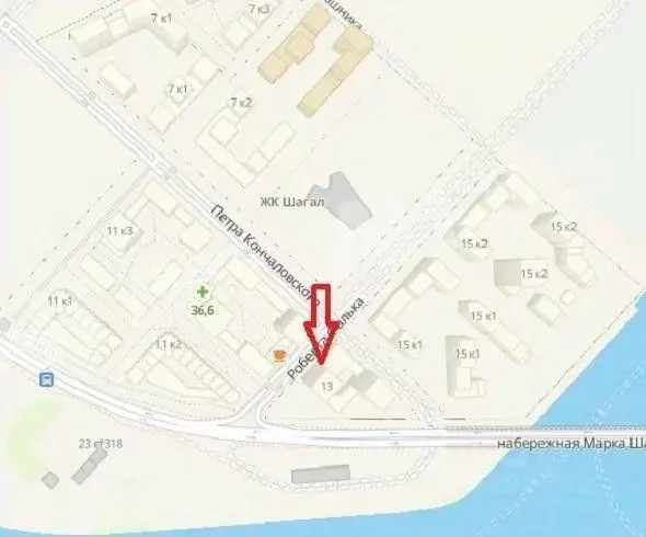 Помещение свободного назначения в Москва наб. Марка Шагала, 13 (1097 ... - Фото 2