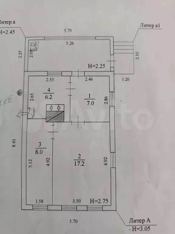 Дом 38,4 м на участке 19 сот. - Фото 0