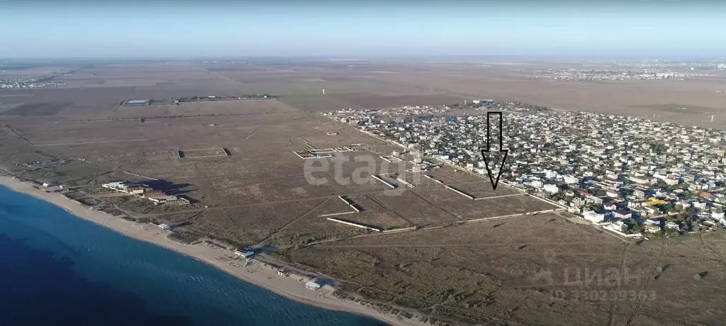 Участок в Крым, Сакский район, с. Уютное ул. Ивана Айвазовского, 8 ... - Фото 1