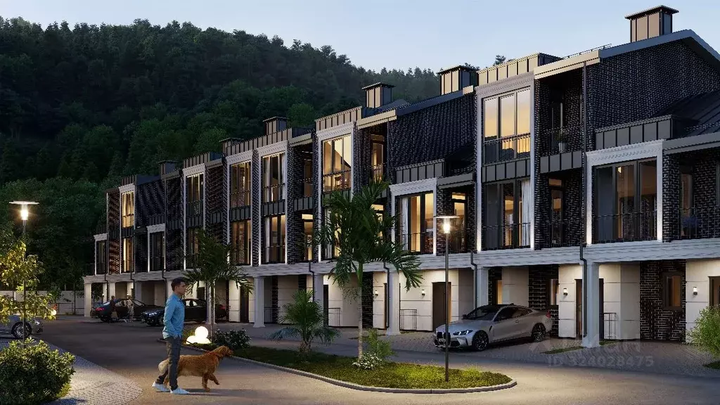 Таунхаус в Краснодарский край, Сочи городской округ, с. Пластунка ул. ... - Фото 1