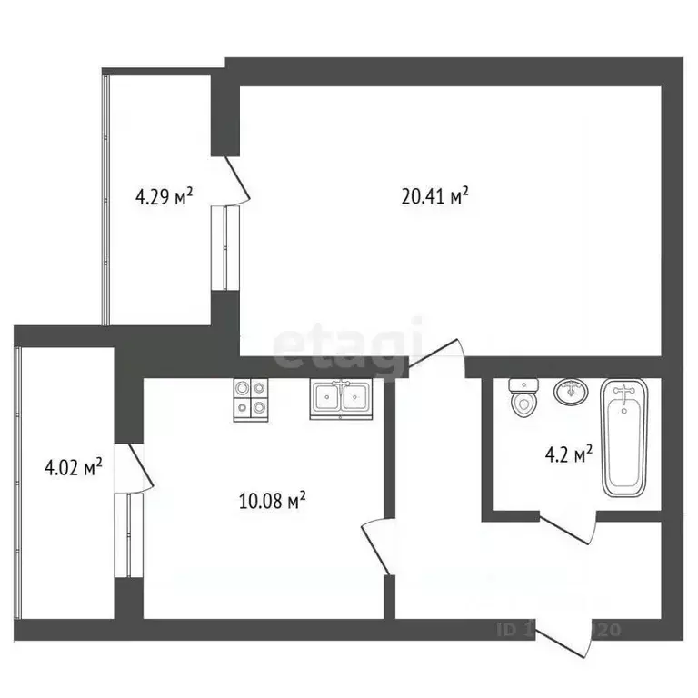 1-к кв. Ярославская область, Ярославль ул. 8 Марта, 18 (41.5 м) - Фото 1