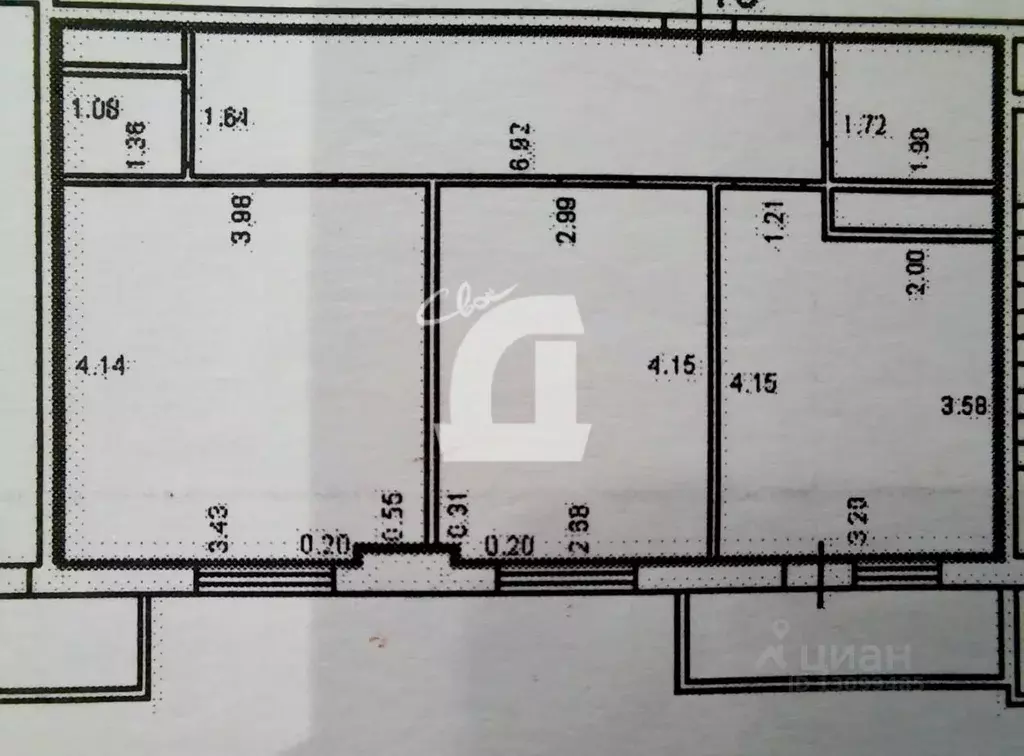 2-к кв. Краснодарский край, Краснодар ул. Имени Симиренко, 37к2 (60.0 ... - Фото 1