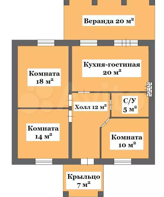 Дом 80 м на участке 6 сот. - Фото 0