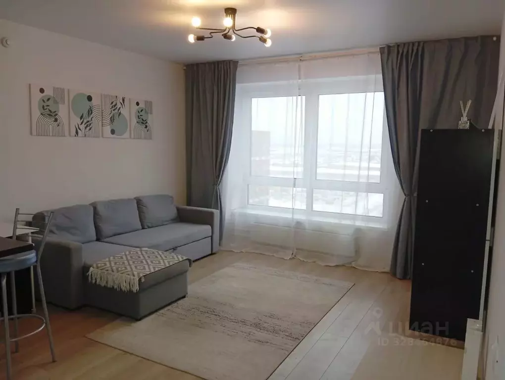 Студия Московская область, Котельники Парковый мкр, 1к1 (41.3 м) - Фото 1