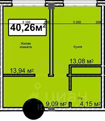 1-к кв. Ставропольский край, Ессентуки ул. Благодатная, 24 (40.26 м) - Фото 0