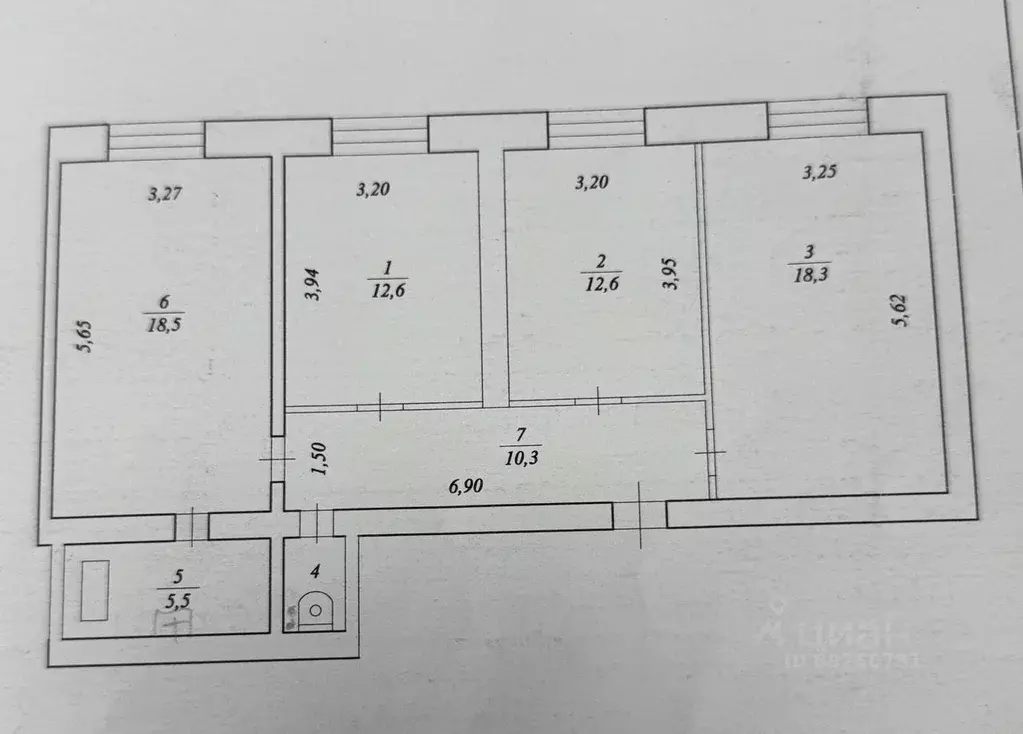 3-к кв. Приморский край, Уссурийск ул. Штабского, 16А (80.2 м) - Фото 2