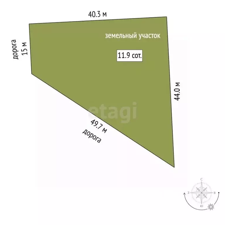 Участок в Челябинская область, Сосновский муниципальный округ, д. ... - Фото 2