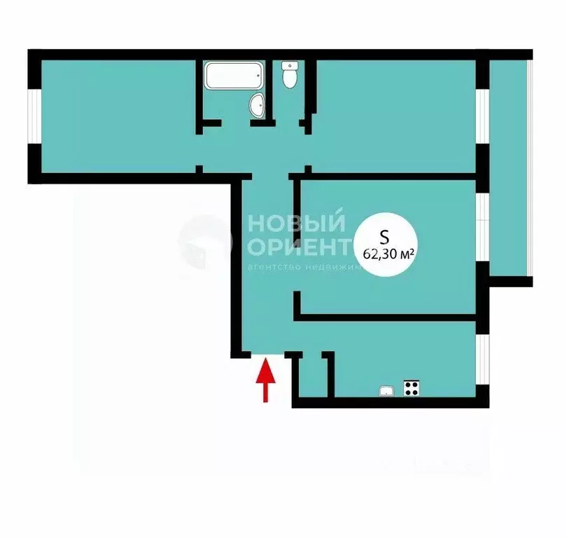 3-к кв. Свердловская область, Екатеринбург ул. Начдива Онуфриева, 24к4 ... - Фото 1