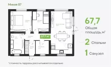 Дом 67,7 м на участке 10,3 сот. - Фото 0