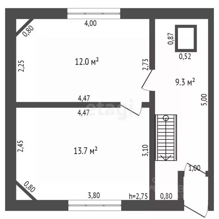 3-к кв. Кемеровская область, Ленинск-Кузнецкий ул. Зорина, 13 (104.3 ... - Фото 1