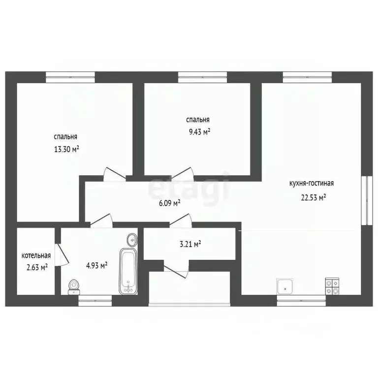 Дом в Тюменская область, Тюменский муниципальный округ, Пятница ТСН ... - Фото 2