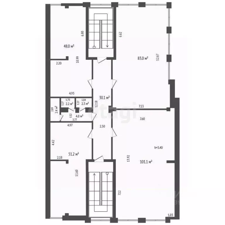 Помещение свободного назначения в Тюменская область, Тюмень ул. ... - Фото 2