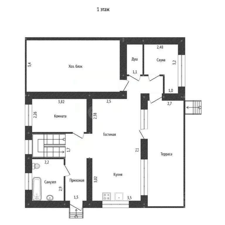 Дом в Башкортостан, Уфимский район, Русско-Юрмашский сельсовет, д. ... - Фото 1