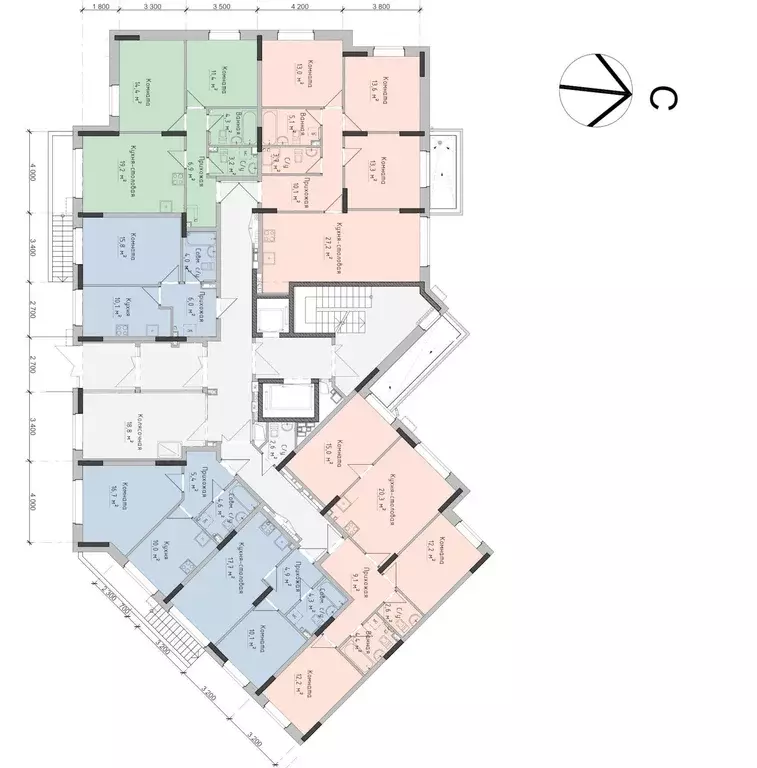 3-к кв. Удмуртия, Ижевск ул. Холмогорова, 89 (75.2 м) - Фото 1