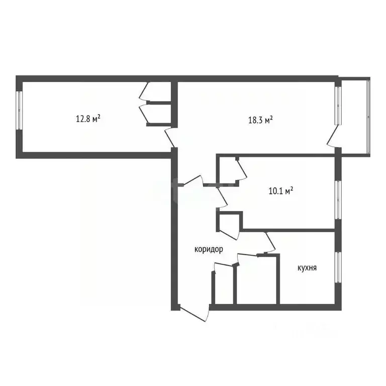 3-к кв. Воронежская область, Воронеж Иркутская ул., 13 (58.0 м) - Фото 1