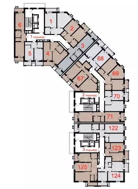 2-к кв. Ставропольский край, Пятигорск Скачки мкр,  (70.25 м) - Фото 2