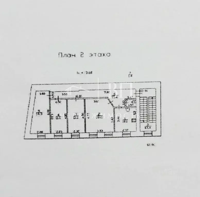 Студия Санкт-Петербург наб. Обводного Канала, 142/16Б (15.2 м) - Фото 1