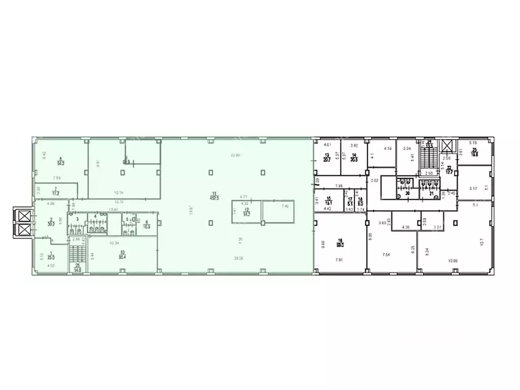 Офис в Москва 2-я Хуторская ул., 38АС8 (791 м) - Фото 1