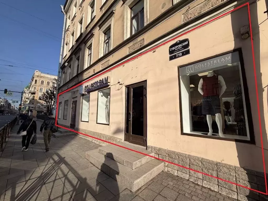 Помещение свободного назначения в Санкт-Петербург Суворовский просп., ... - Фото 1