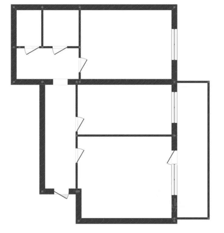 2-к кв. Тюменская область, Тюмень Микрорайон мыс, ул. Малиновского, ... - Фото 2