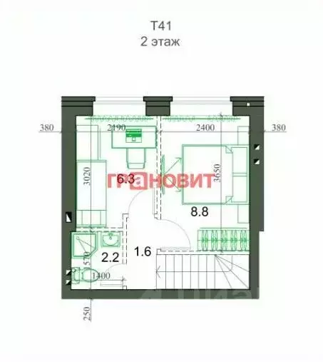 Таунхаус в Новосибирская область, Новосибирский район, Мичуринский ... - Фото 1