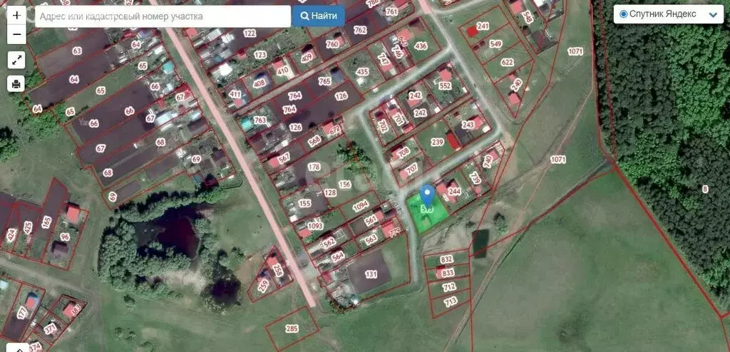 Участок в деревня Камышлы, Лесная улица (15 м) - Фото 1