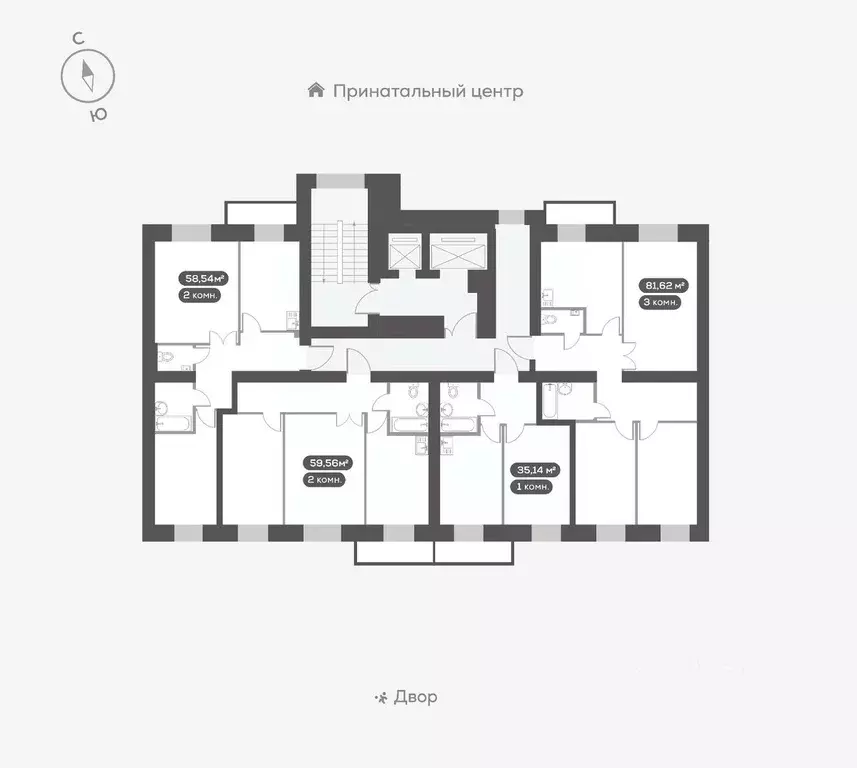 1-к кв. Красноярский край, Красноярск Академгородок мкр,  (35.14 м) - Фото 1
