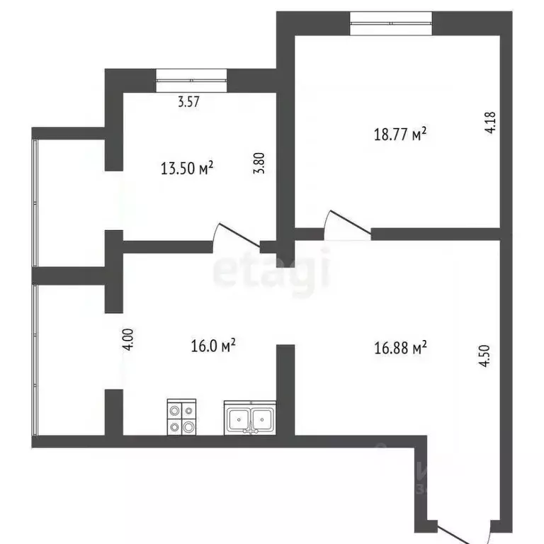 2-к кв. Марий Эл, Йошкар-Ола Юбилейный мкр,  (77.65 м) - Фото 2