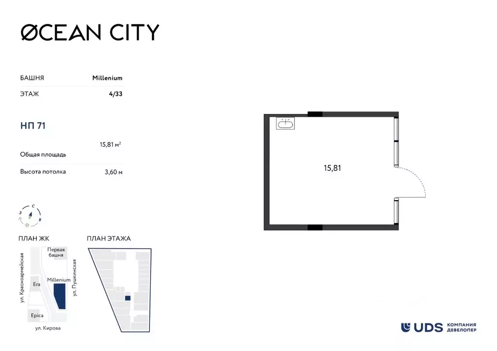 Помещение свободного назначения в Удмуртия, Ижевск Пушкинская ул. (16 ... - Фото 1