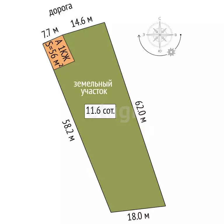 Дом в Свердловская область, Слободо-Туринское сельское поселение, ... - Фото 1