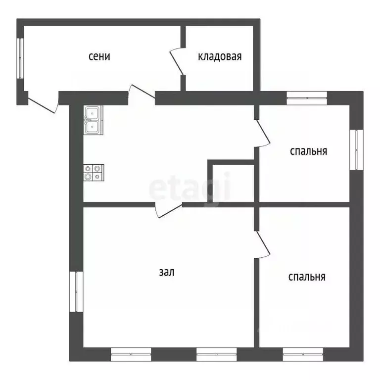 Дом в Челябинская область, Пласт Садовая ул., 30 (39 м) - Фото 1