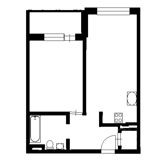 1-к кв. Санкт-Петербург ул. Оптиков, 51к1 (51.2 м) - Фото 2