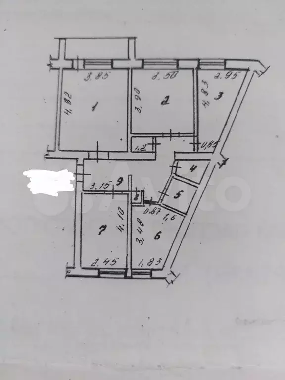 4-к. квартира, 76,5 м, 4/5 эт. - Фото 0