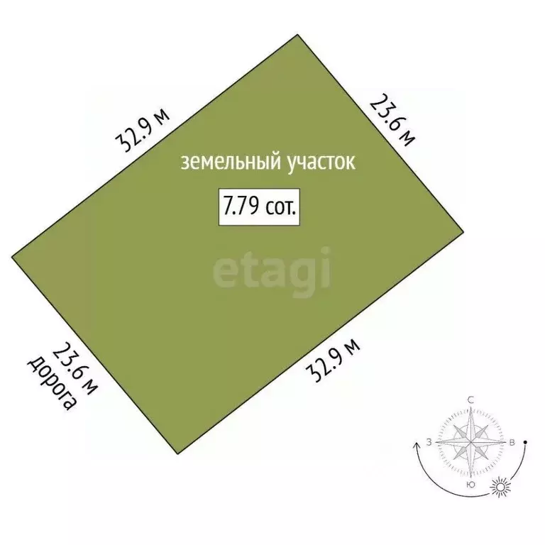 Участок в Ростовская область, Аксайский район, Старочеркасская ст-ца  ... - Фото 2