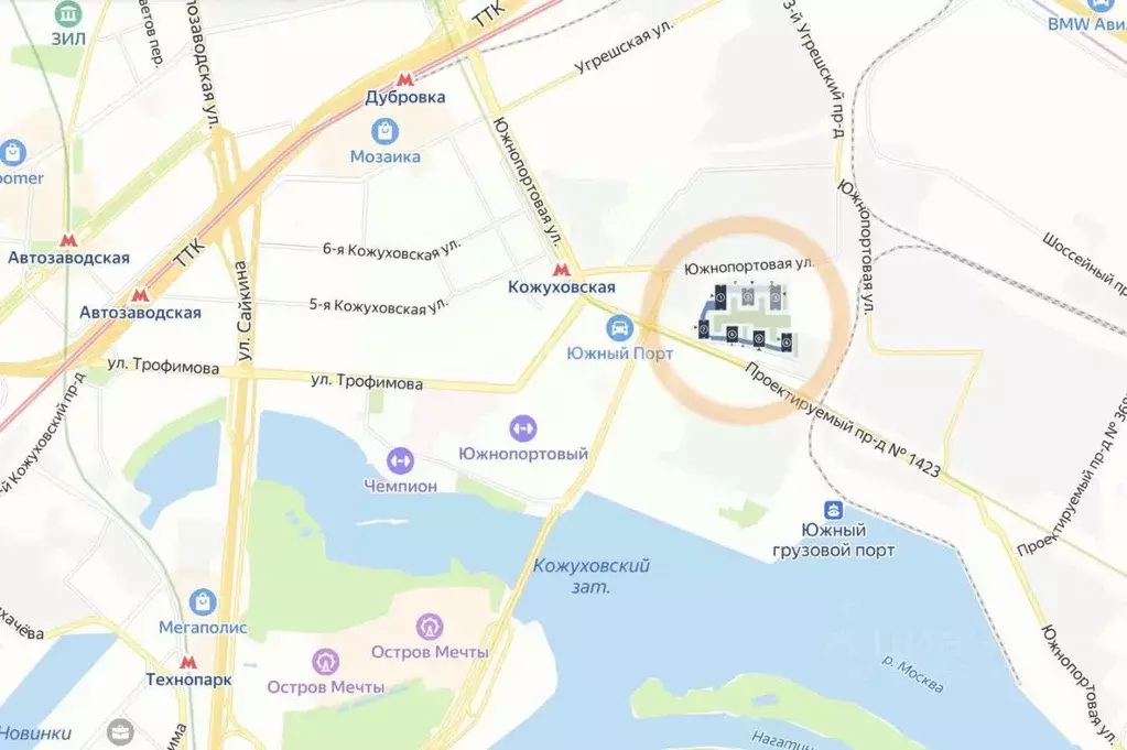 1-к кв. Москва Левел Южнопортовая жилой комплекс, 4 (32.8 м) - Фото 1