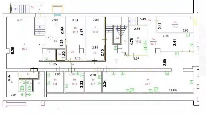 Помещение свободного назначения в Москва Волгоградский просп., 15 (753 ... - Фото 2