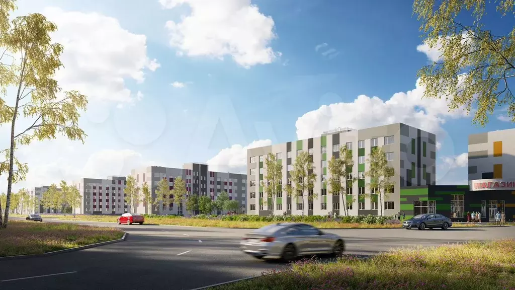 2-к. квартира, 36,8 м, 3/5 эт. - Фото 1