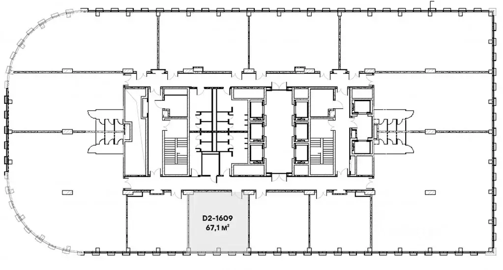 Офис в Москва Стоун Савеловская бк,  (67 м) - Фото 1