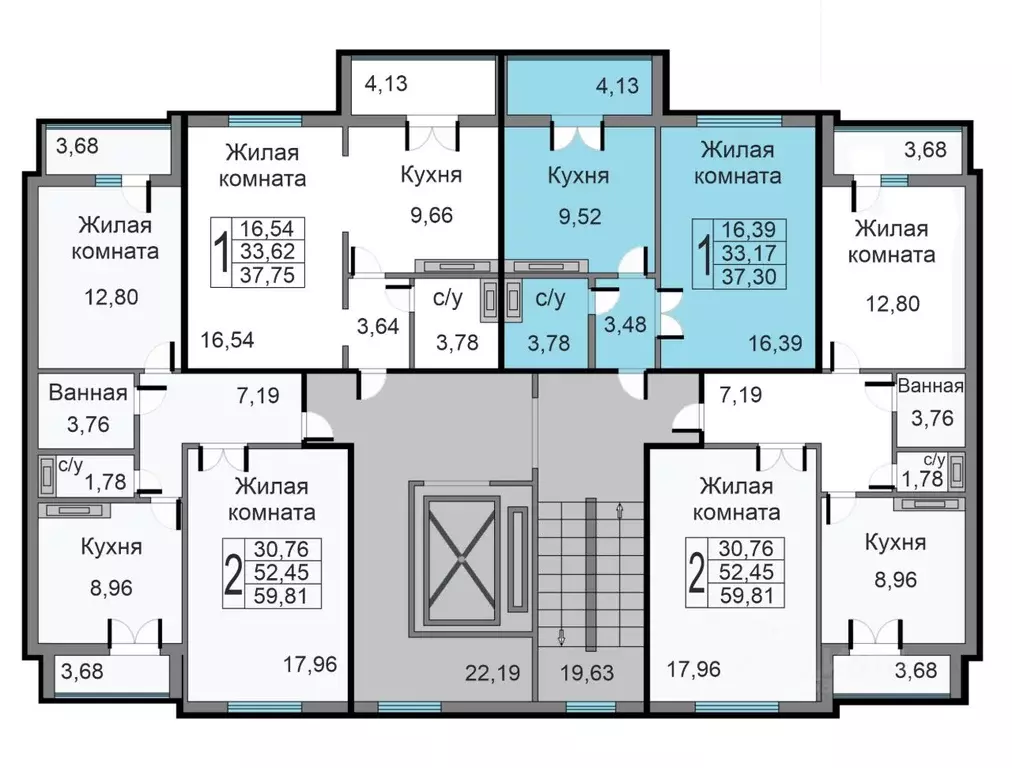1-к кв. Калужская область, Калуга ул. Минская, 1 (37.3 м) - Фото 0