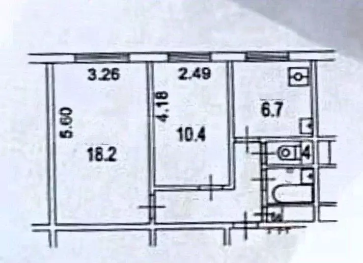 Комната Москва Дорожная ул., 28К2 (10.4 м) - Фото 2